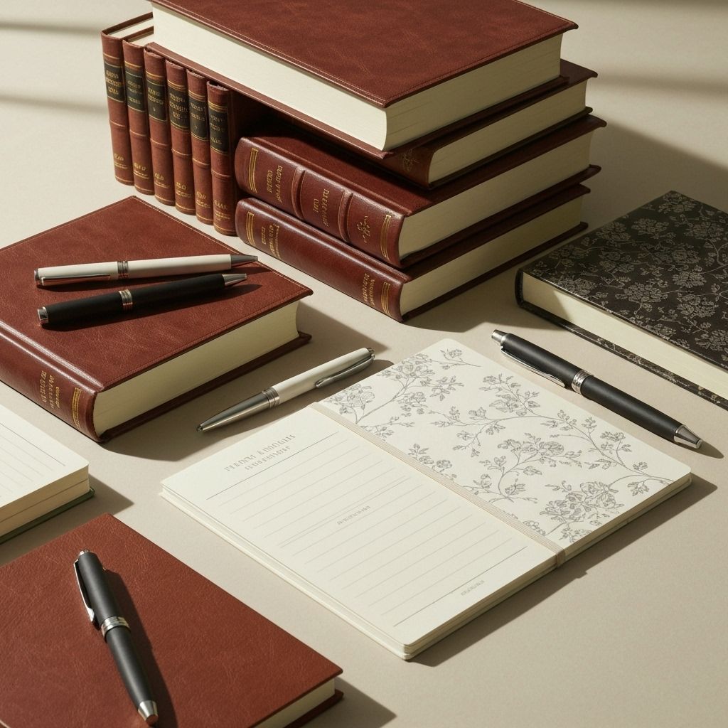 Premium stationery and books collection