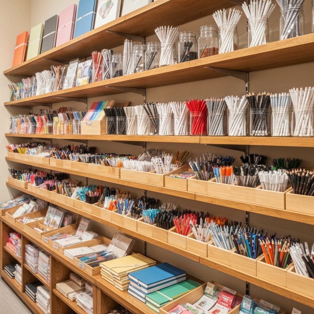 Stationery section